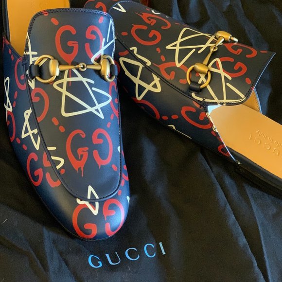 Gucci Princetown ghost graffiti W8 / M6.5 / 250mm - Picture 5 of 13